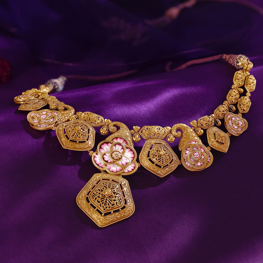 Imperial Splendor Gold Necklace Set,,hi-res image number null