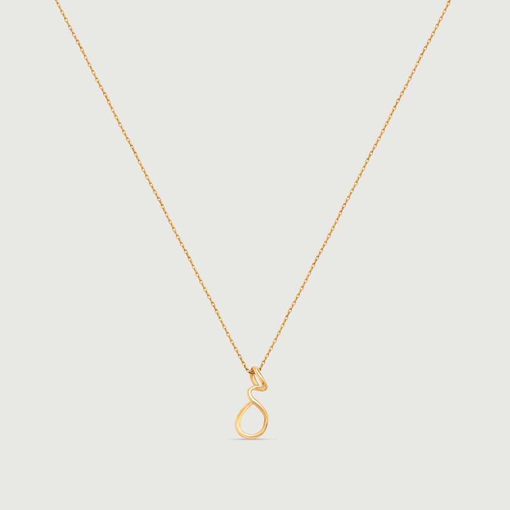 Serene Loop Gold Necklace,,hi-res image number null