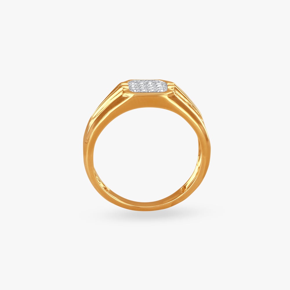 Bold Sophistication Diamond Finger Ring for Men,,hi-res image number null