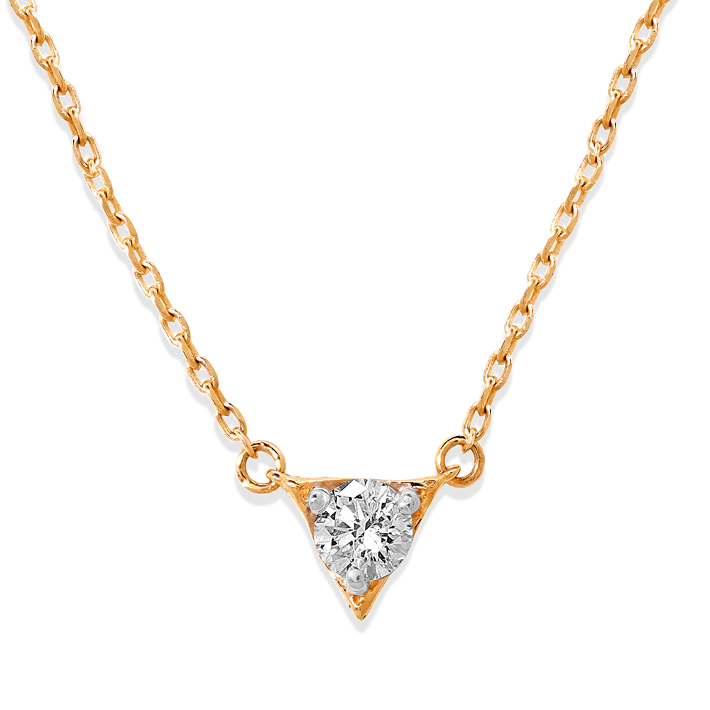 Enchanting Triad Solitaire Pendant with Chain,,hi-res image number null