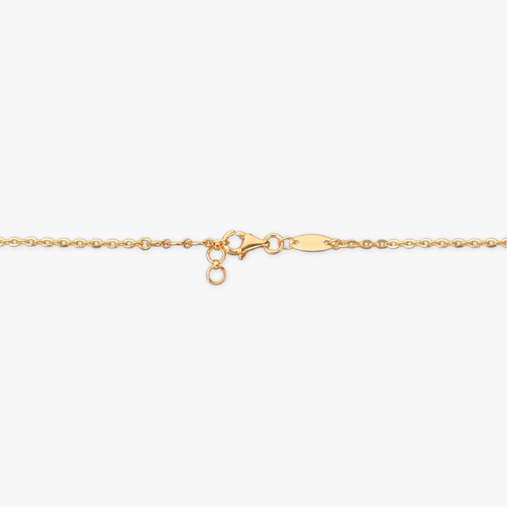 Sculpted Shine Gold Necklace,,hi-res image number null