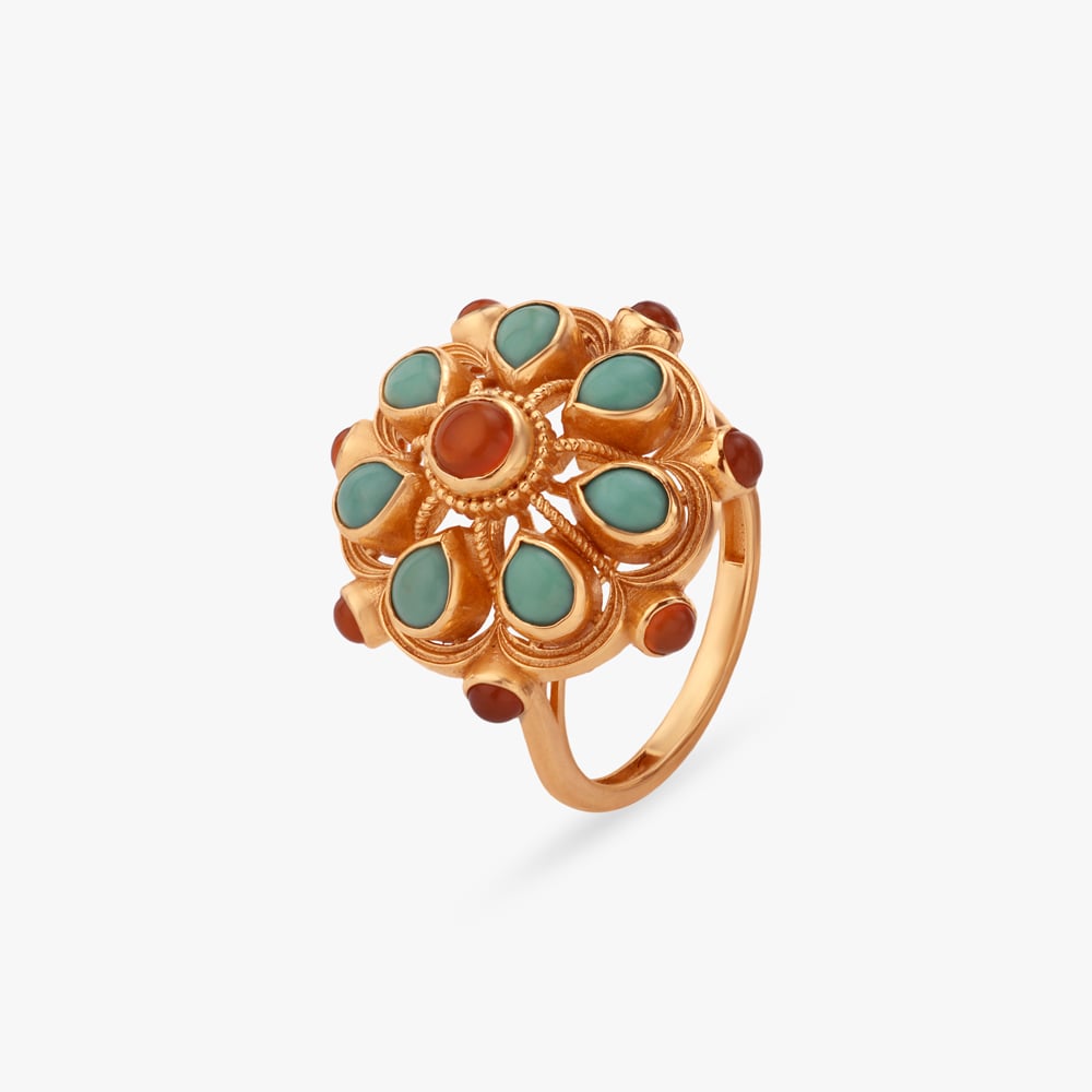Tropical Orchard Gold Ring,,hi-res image number null