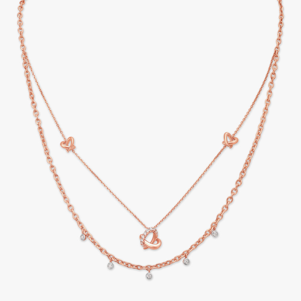 Sparkling Hearts Diamond Necklace,,hi-res image number null