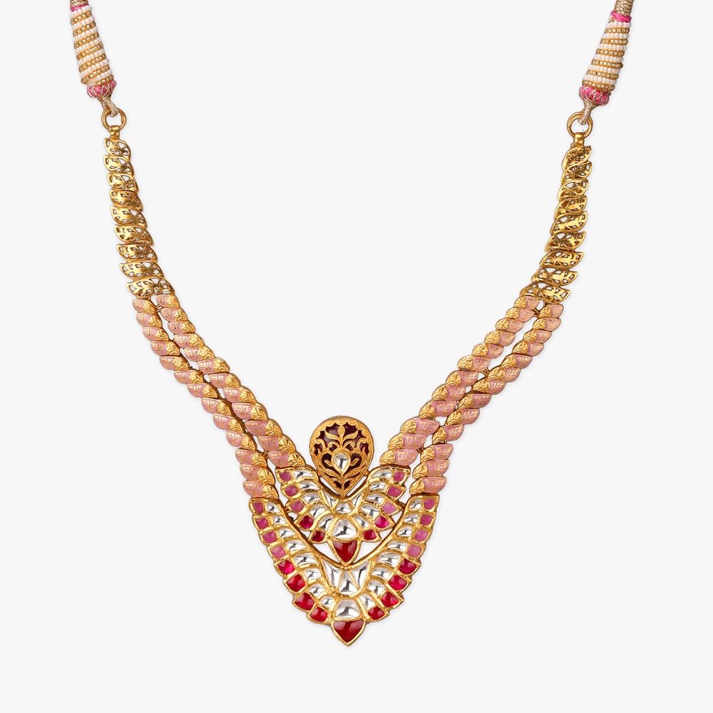 Ornate Majestic Gold Necklace Set,,hi-res image number null