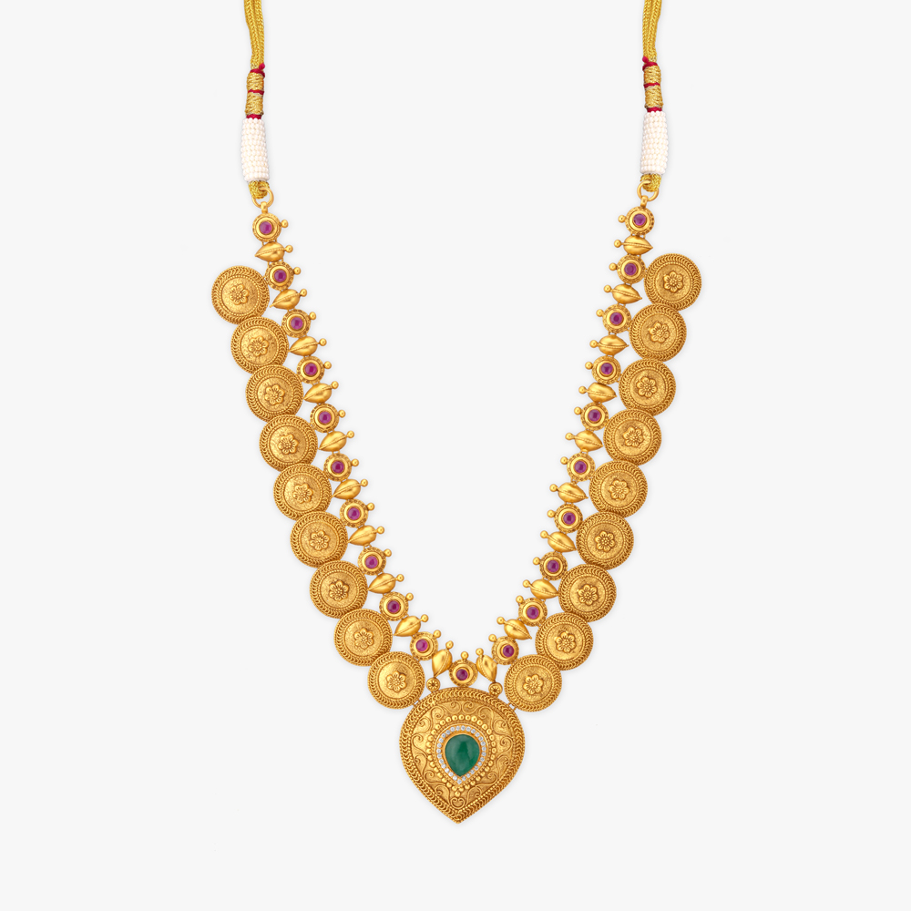 Grand Heritage Gold Temple Necklace Set,,hi-res image number null