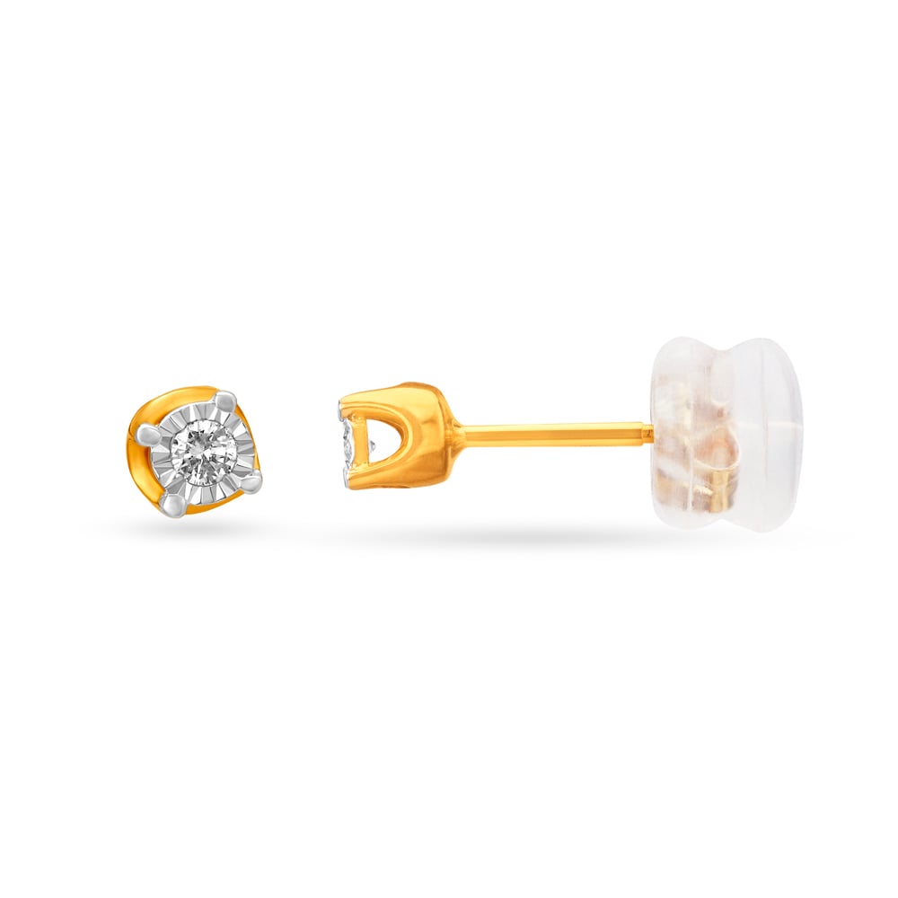 Sparkling Diamond Stud Earrings,,hi-res image number null