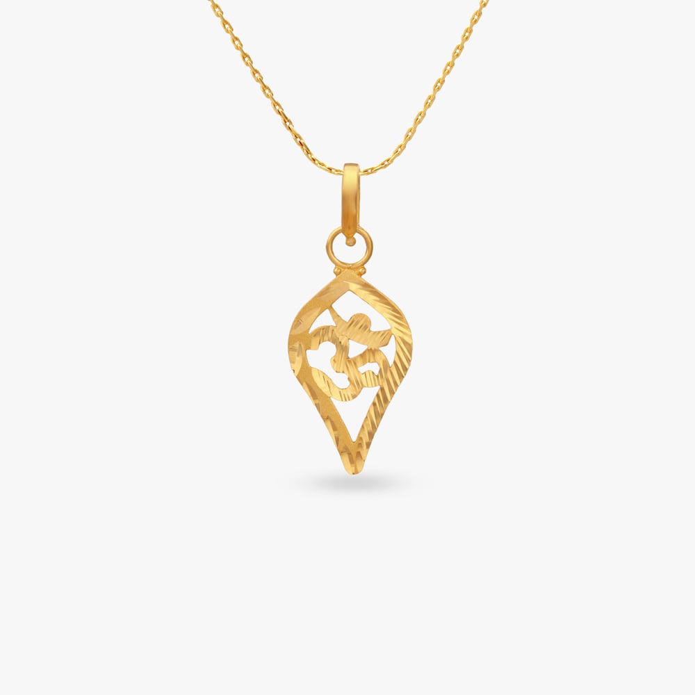 

Om Aura Gold Pendant