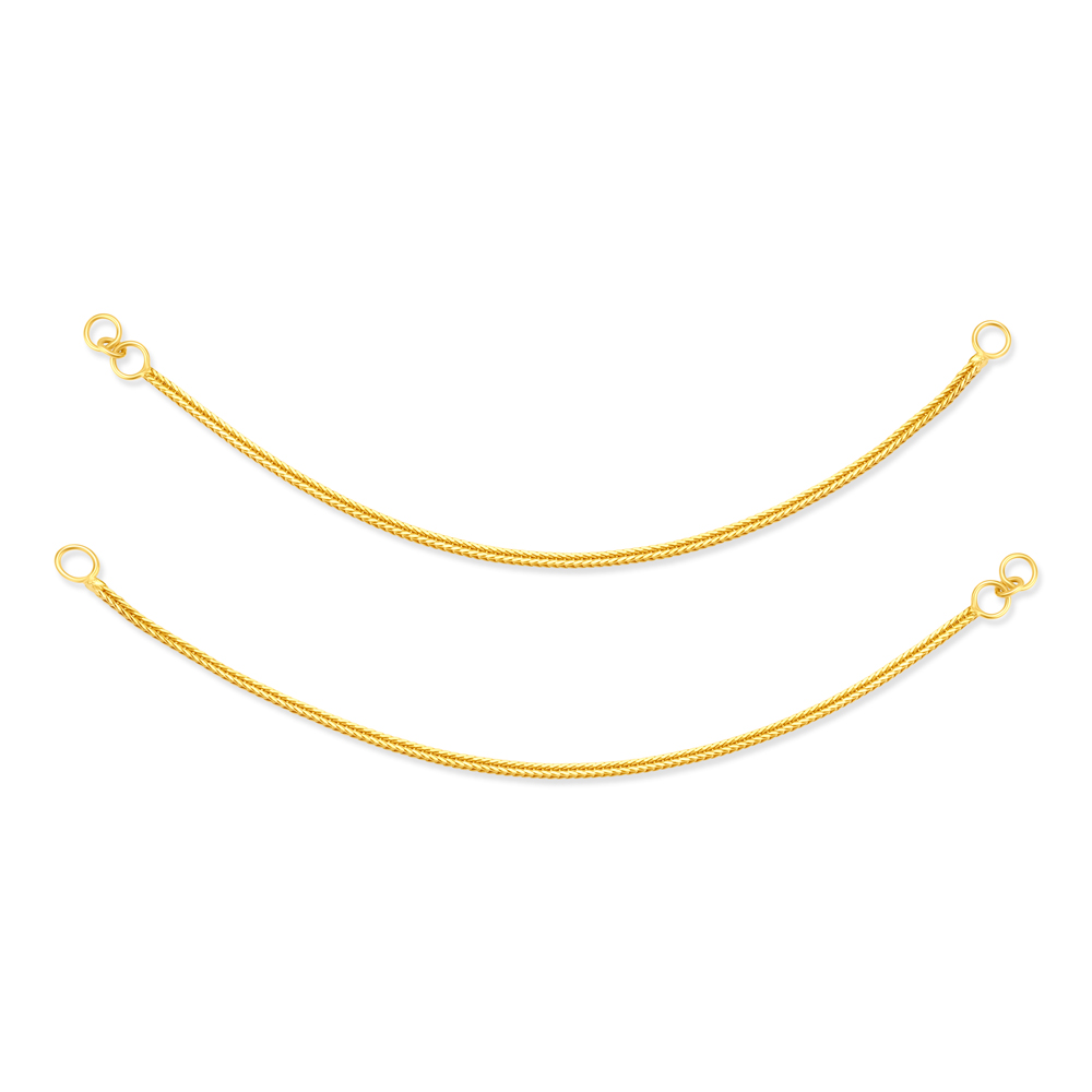 Slender 22 Karat Yellow Gold Chain Mattal,,hi-res image number null