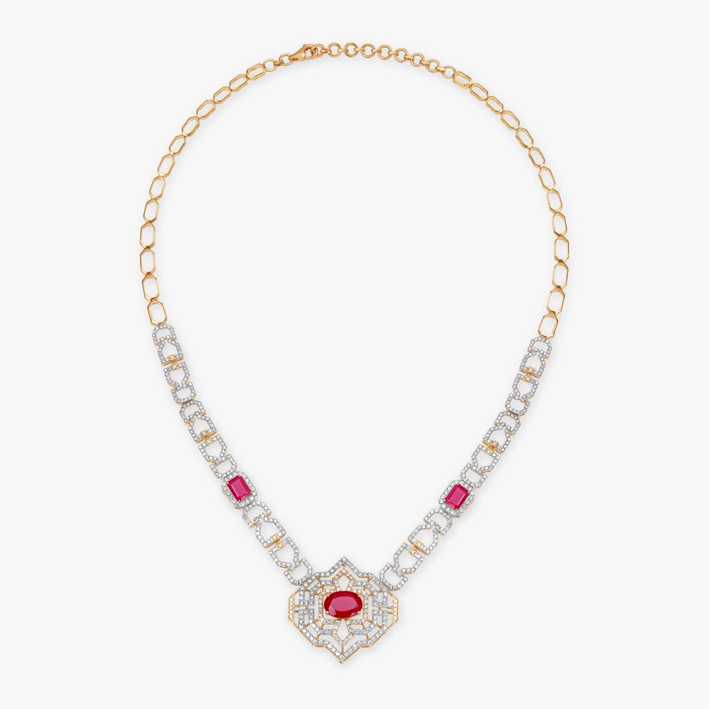 Classic Charms Natural diamond Necklace Set,,hi-res image number null