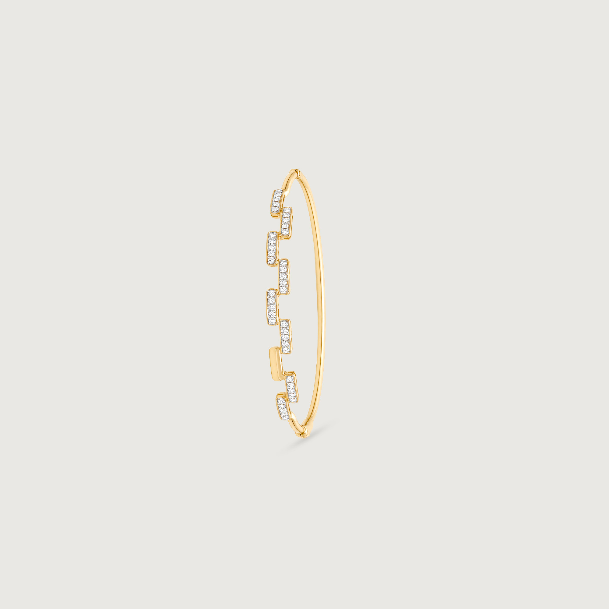 Linear Balance Diamond Bangle,,hi-res image number null