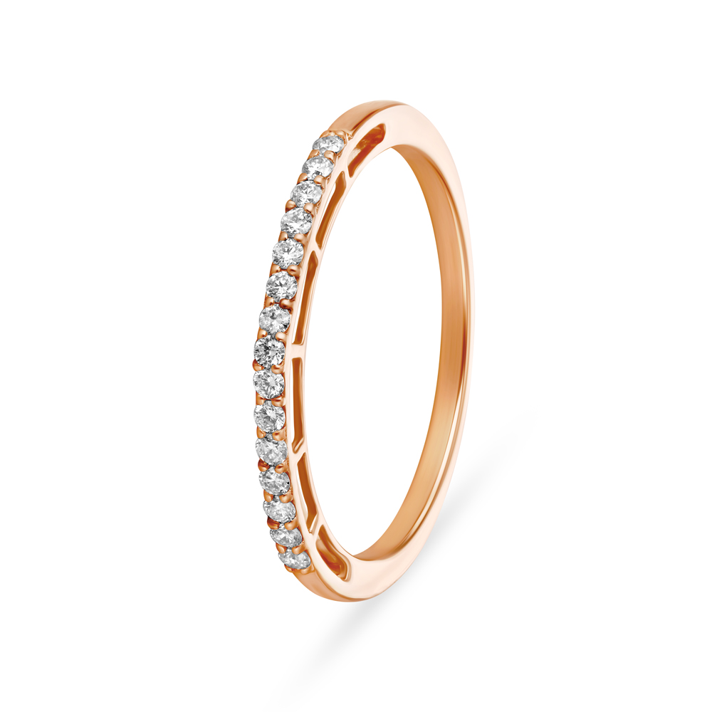 Surreal Classy Diamond Ring in Rose Gold