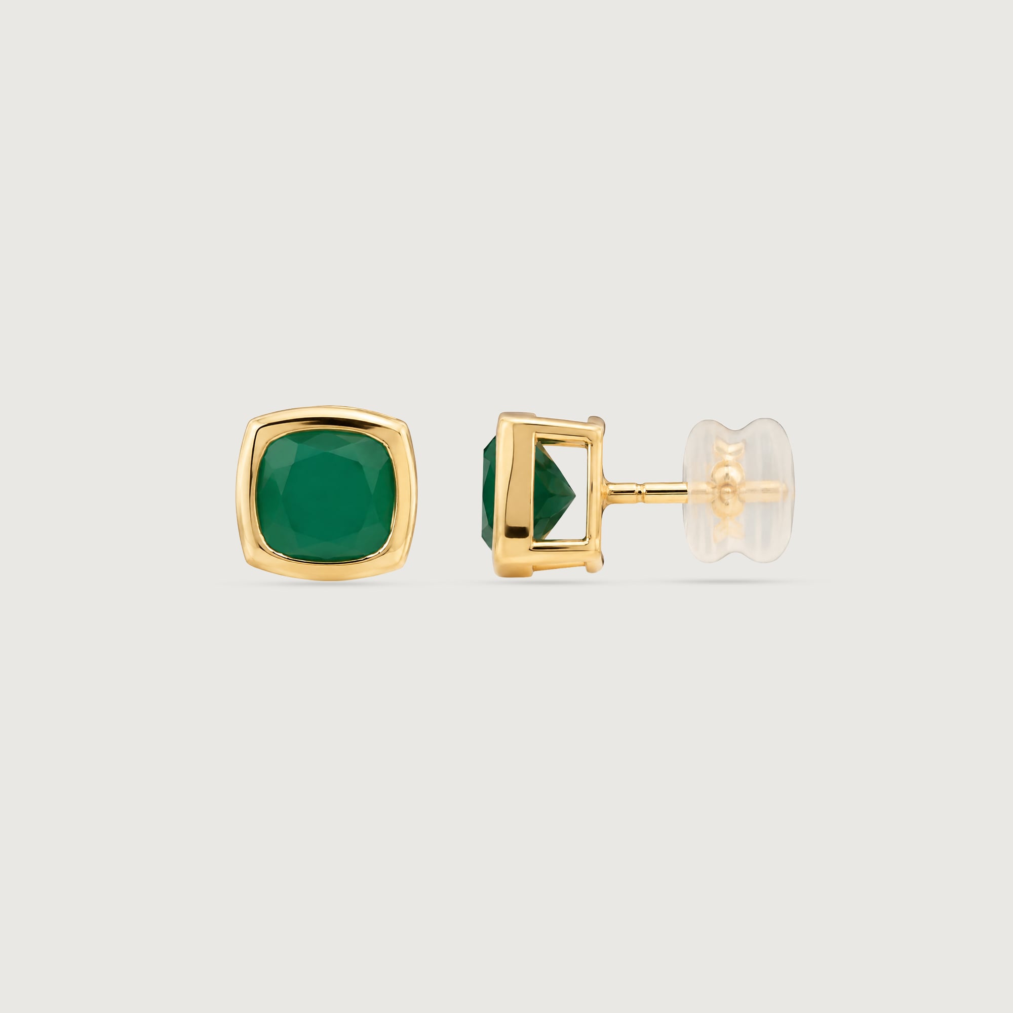 Lustrous Verdant Onyx Earrings,,hi-res image number null