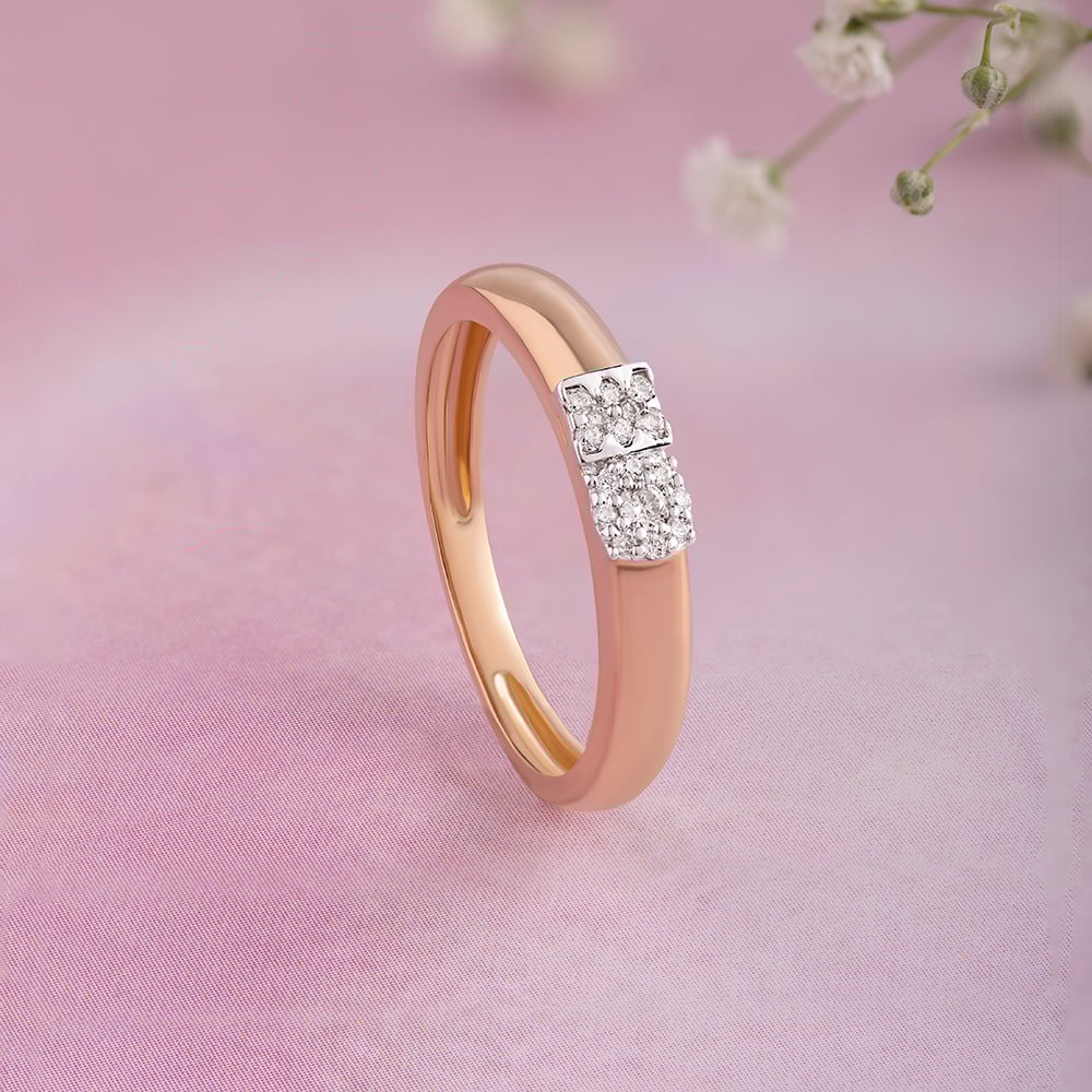 Forever Flex Gold & Diamond Finger Ring for Men,,hi-res image number null