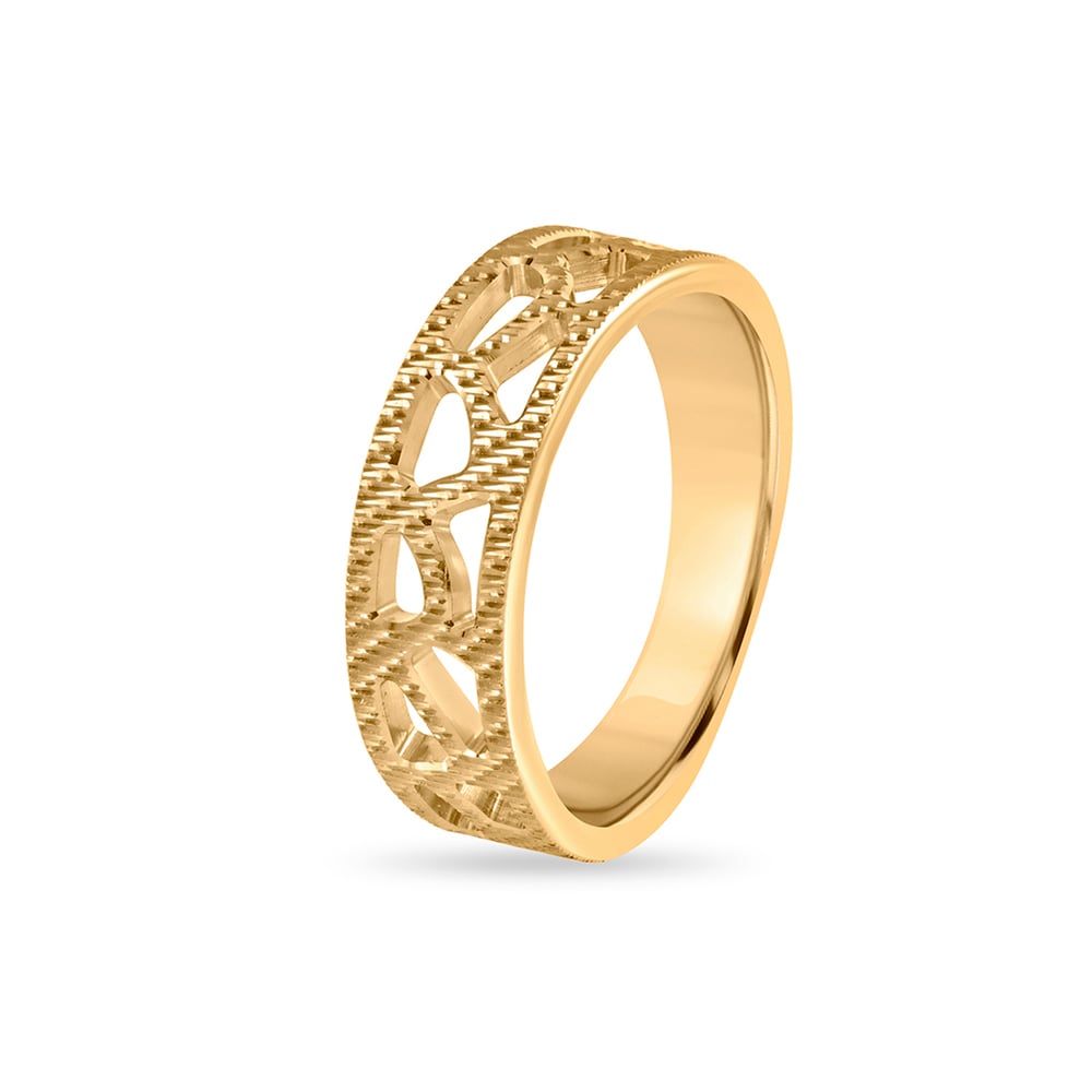 18 KT Yellow Gold Celtic Ring