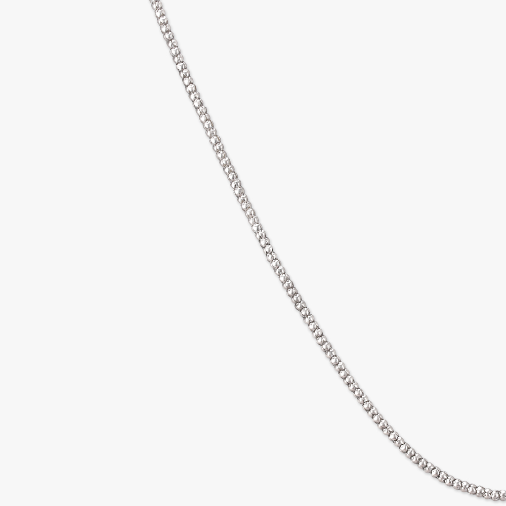 Beaded Gleam Silver Chain,,hi-res image number null