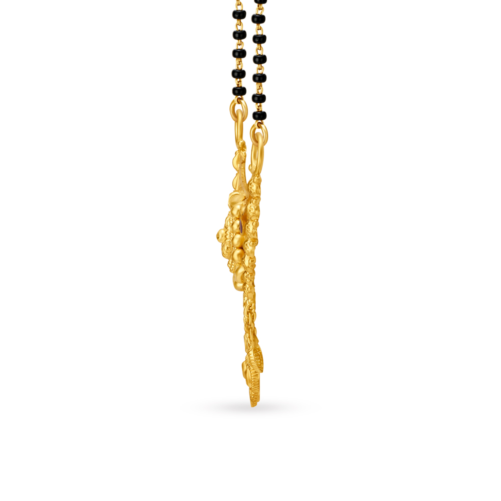 Radiant Traditional Meenakari Mangalsutra Pendant,,hi-res image number null