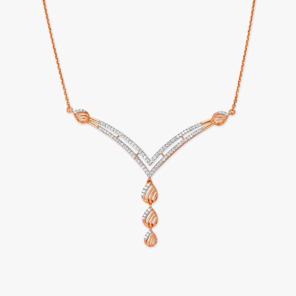Delicate Diamond Necklace Set,,hi-res image number null