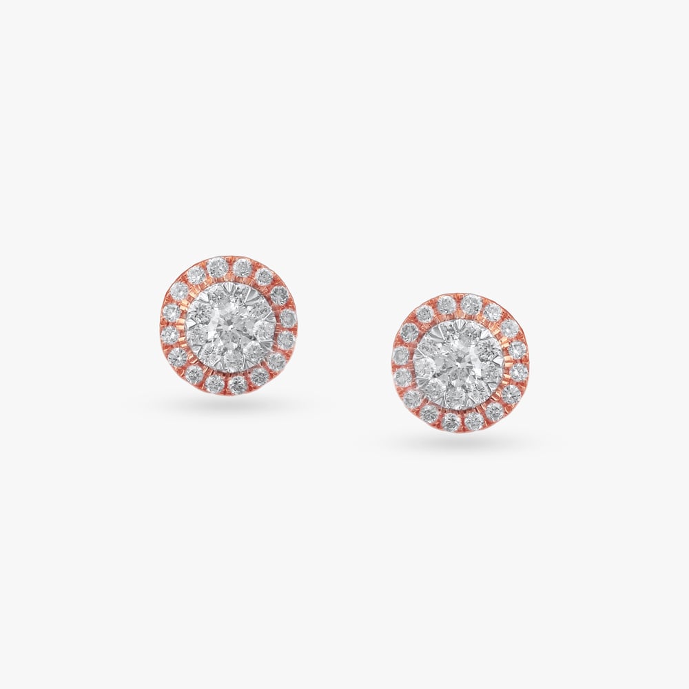 Twinkle Nest Diamond Stud Earrings,,hi-res image number null