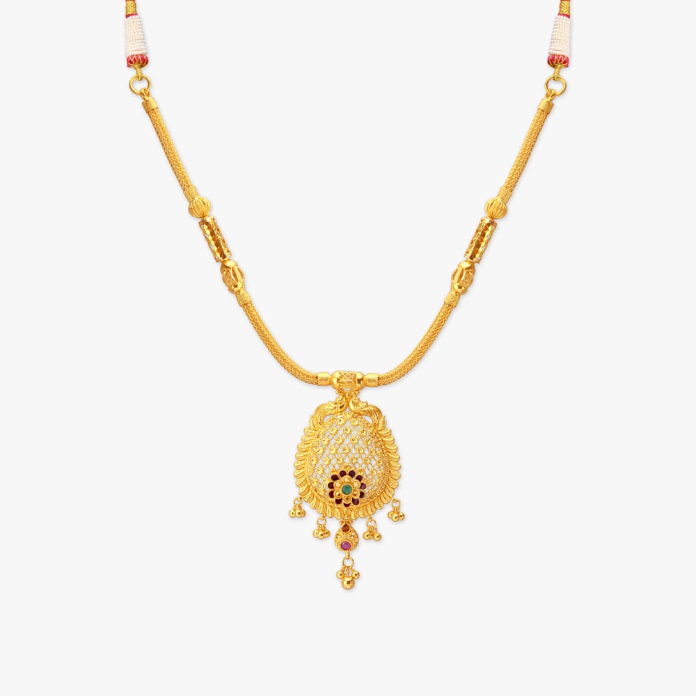

Net Bloom Gold Necklace