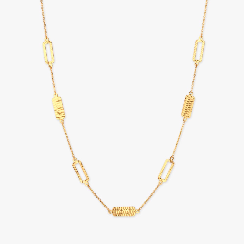 

Geometric Link Gold Chain