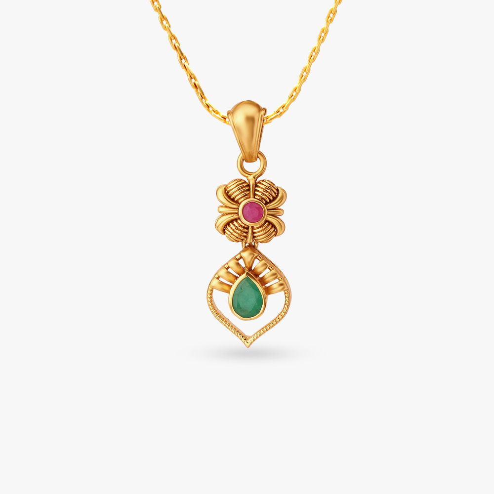 Elegant Pendant and Earrings Set,,hi-res image number null