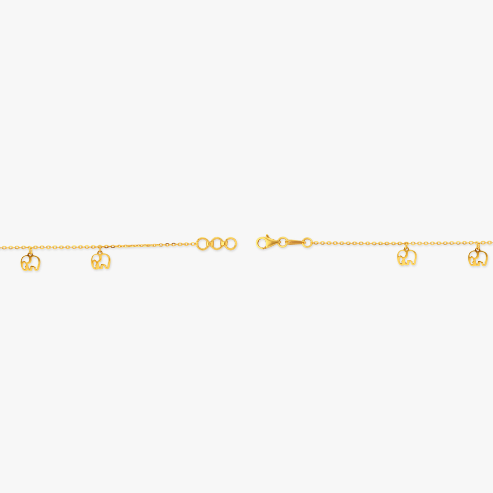 Tiny Tusker Gold Bracelet for Kids,,hi-res image number null