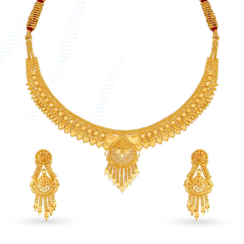 Majestic Heritage Gold Necklace Set