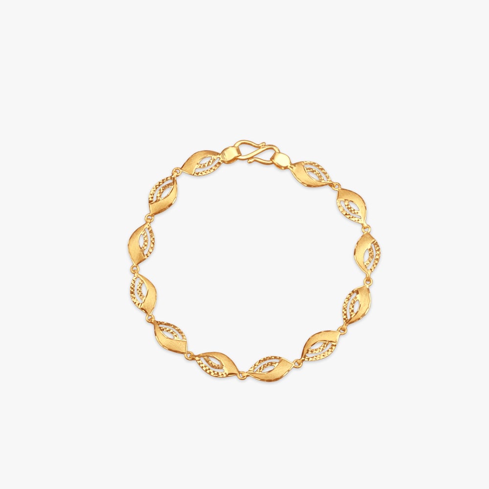 

Vine Twist Gold Bracelet