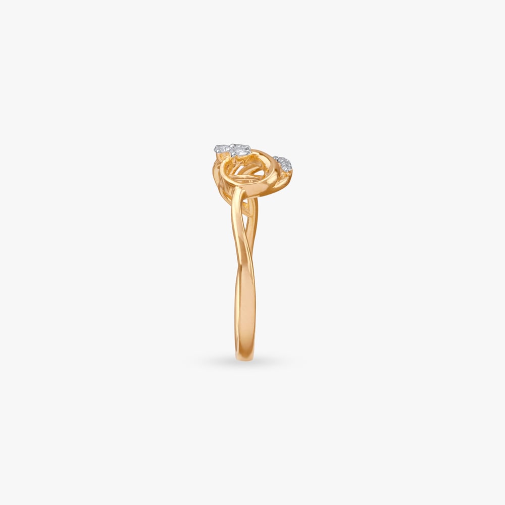 Tide Twist Diamond Ring,,hi-res image number null