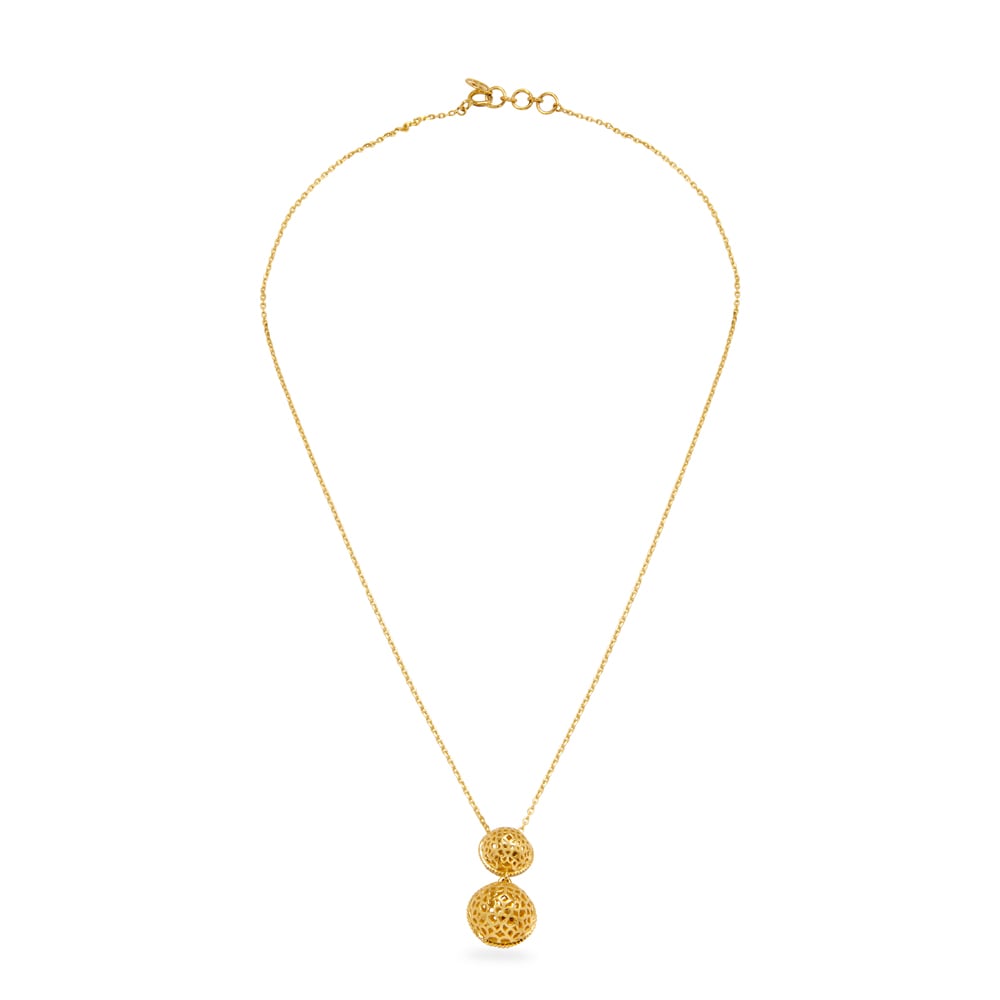 14KT Yellow Gold Queen Necklace