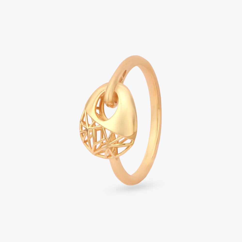 Celestial Veil Gold Ring,,hi-res image number null