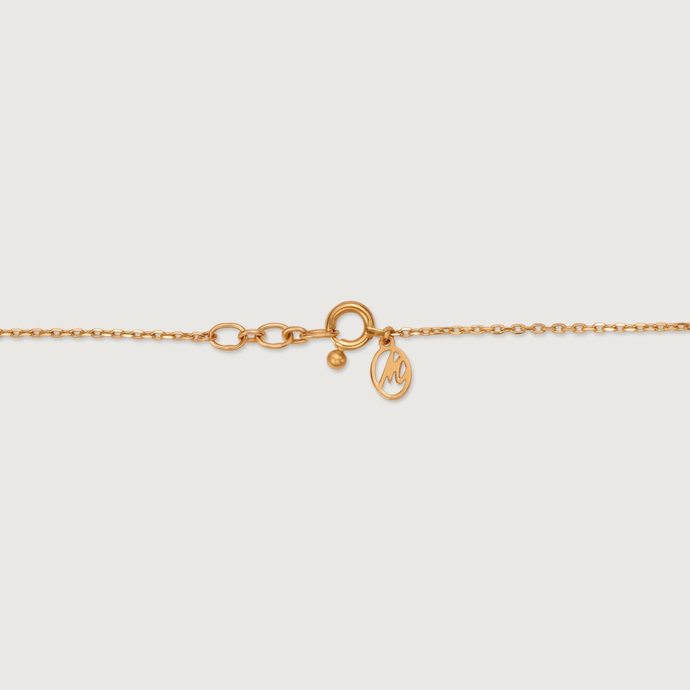 Red Garnet Splendour 14 Kt Gold & Diamond Pendant and Chain,,hi-res image number null