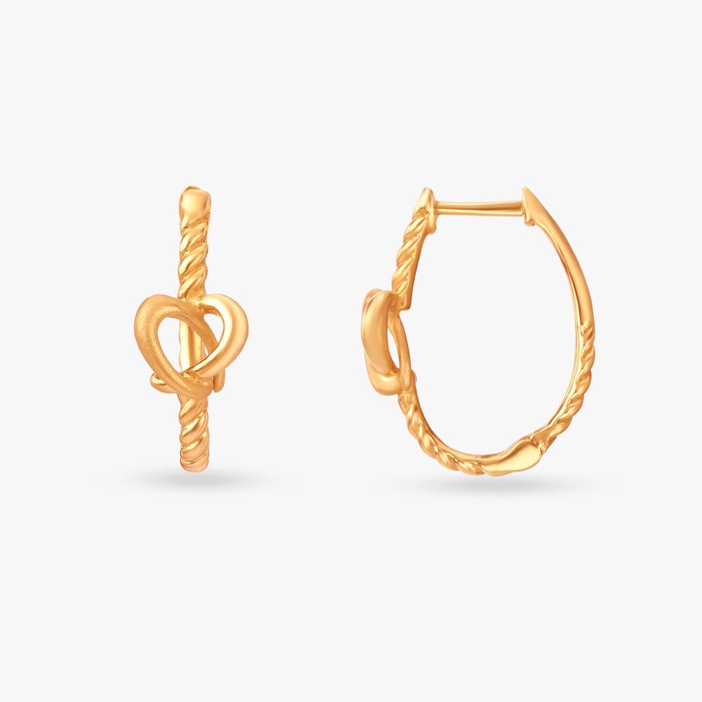 Dapper Gold Hoop Earrings,,hi-res image number null
