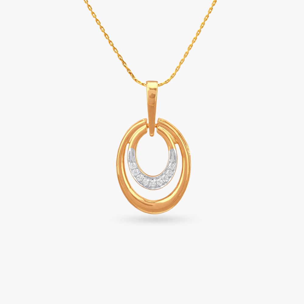 Celestial Loop Diamond Pendant,,hi-res image number null