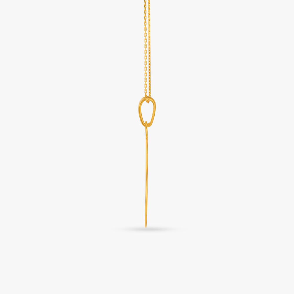 Sacred Lord Ganesha Gold Pendant,,hi-res image number null