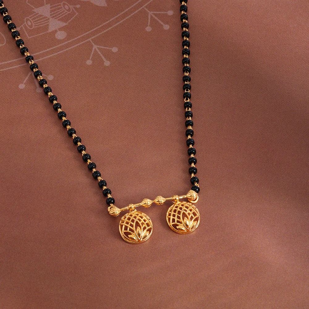 Timeless Grace 22 Kt Gold Vati Mangalsutra,,hi-res image number null