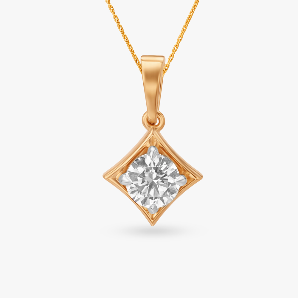 Ritzy Radiance Solitaire Pendant,,hi-res image number null