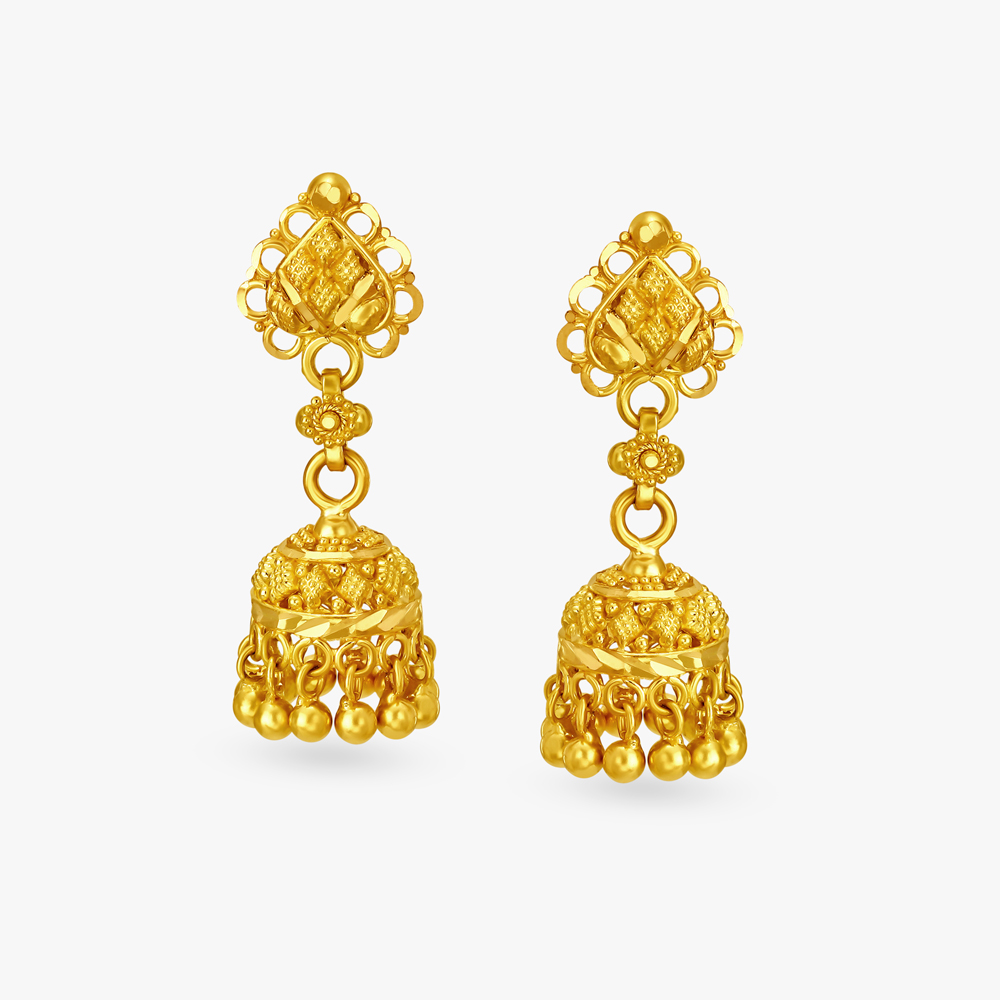 Details 86+ tanishq earrings sui dhaga best - esthdonghoadian