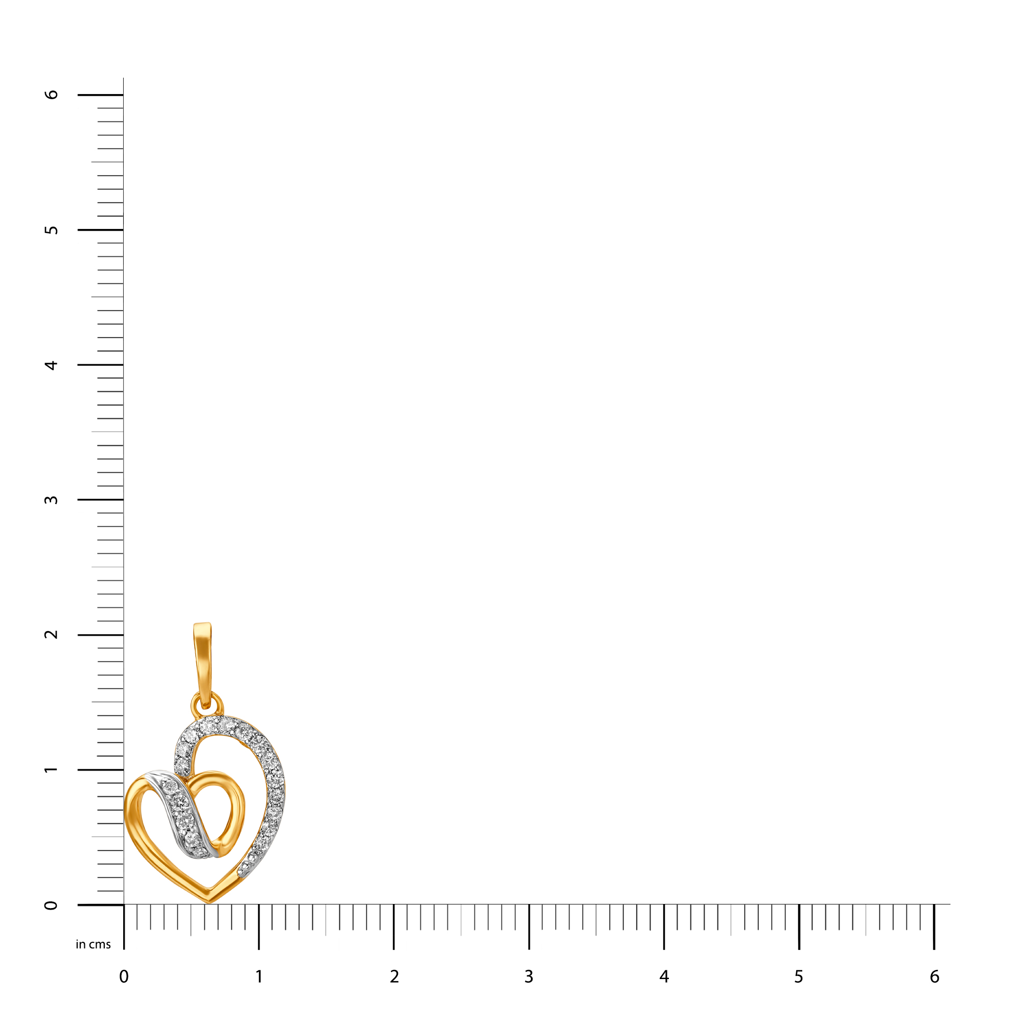 14kt Yellow Gold Diamond Pendant,,hi-res image number null