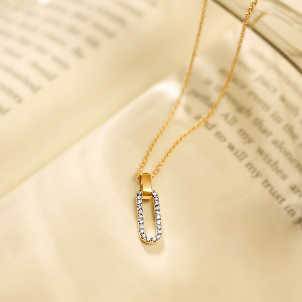 Bonds Of Life Diamond Pendant with Chain
