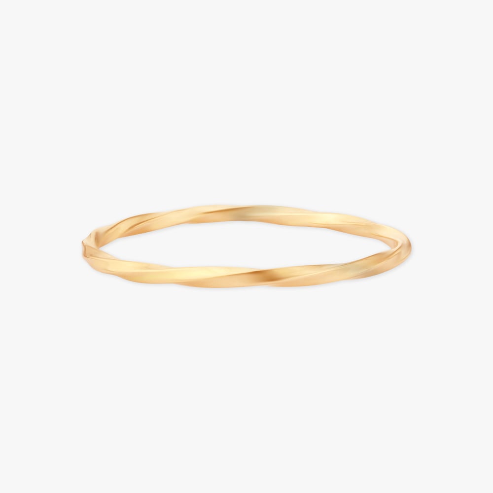 Twined Grace Gold Bangle,,hi-res image number null