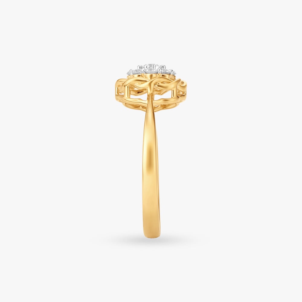 Charismatic Flower Diamond Finger Ring,,hi-res image number null