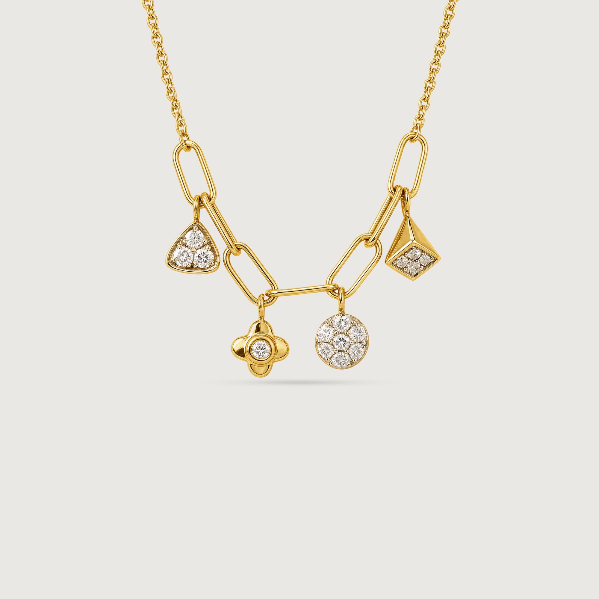 Playful Balance Diamond Necklace,,hi-res image number null