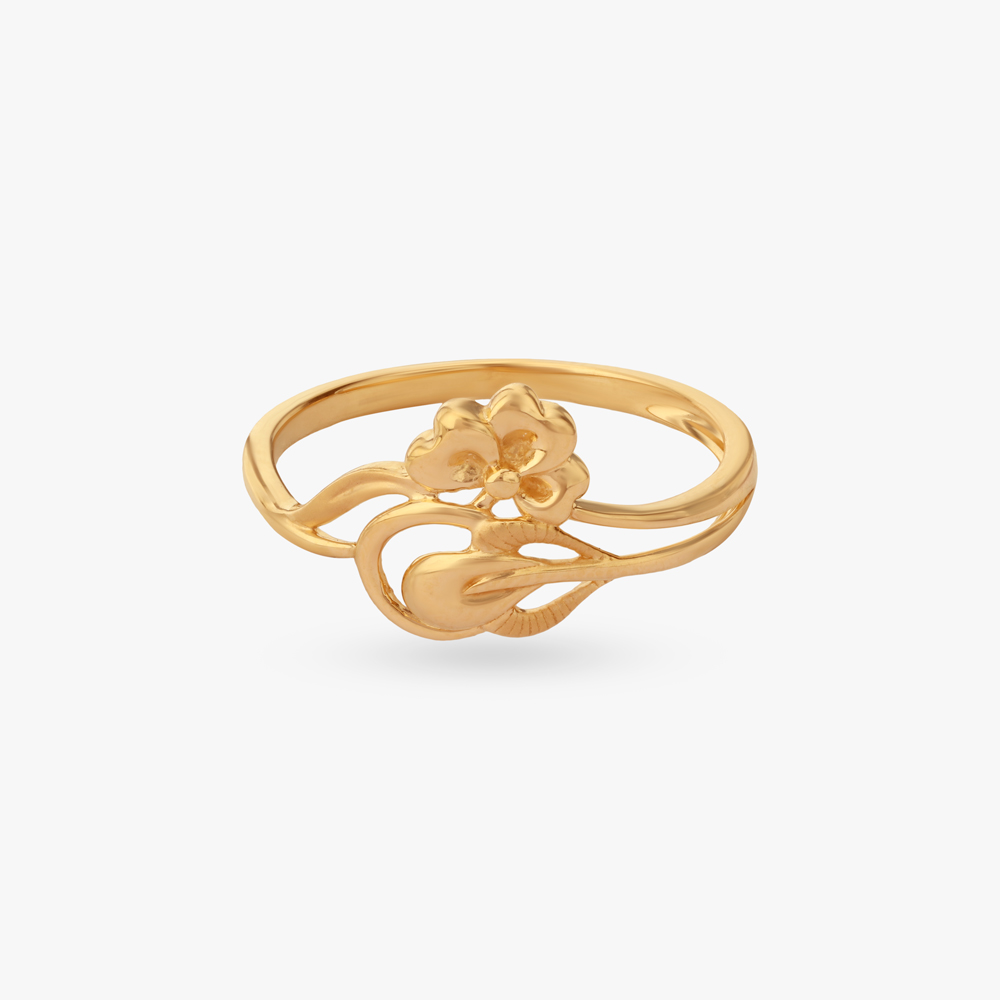 Floral Drift Gold Ring,,hi-res image number null