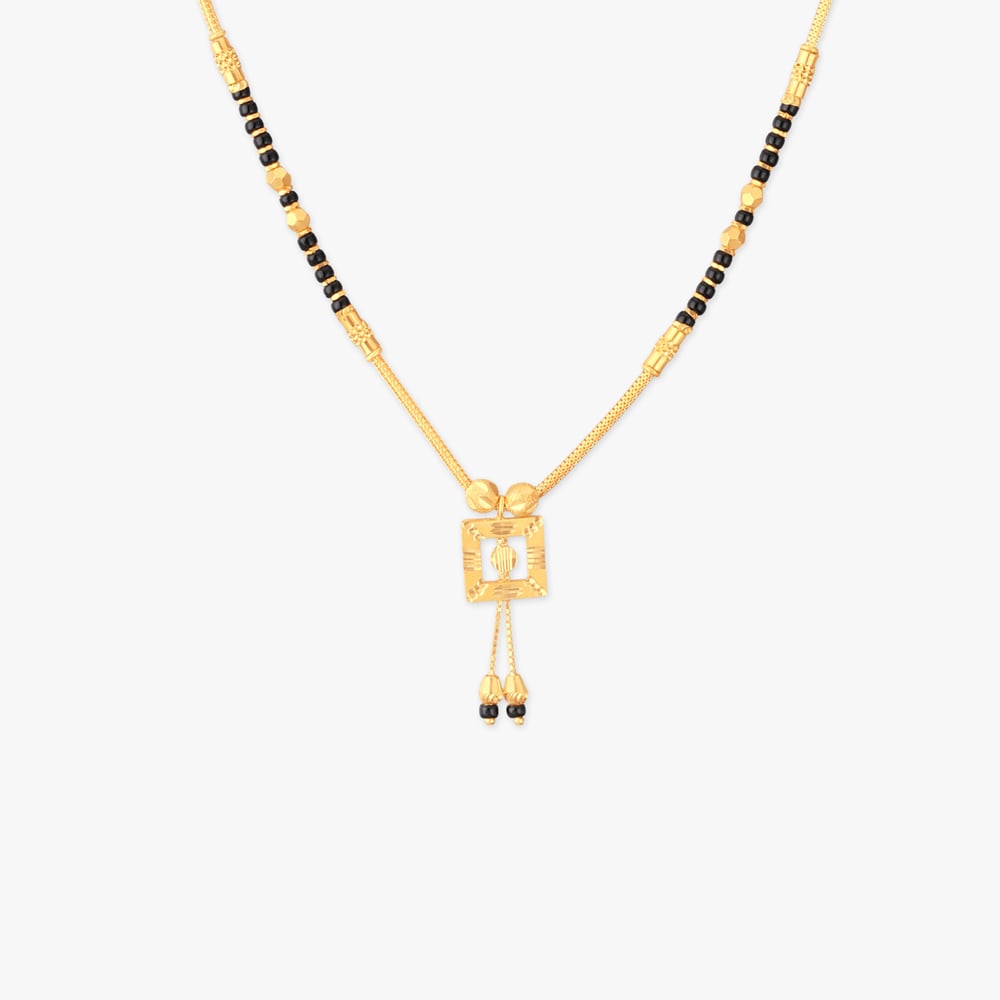 Square Frame Drop Mangalsutra,,hi-res image number null