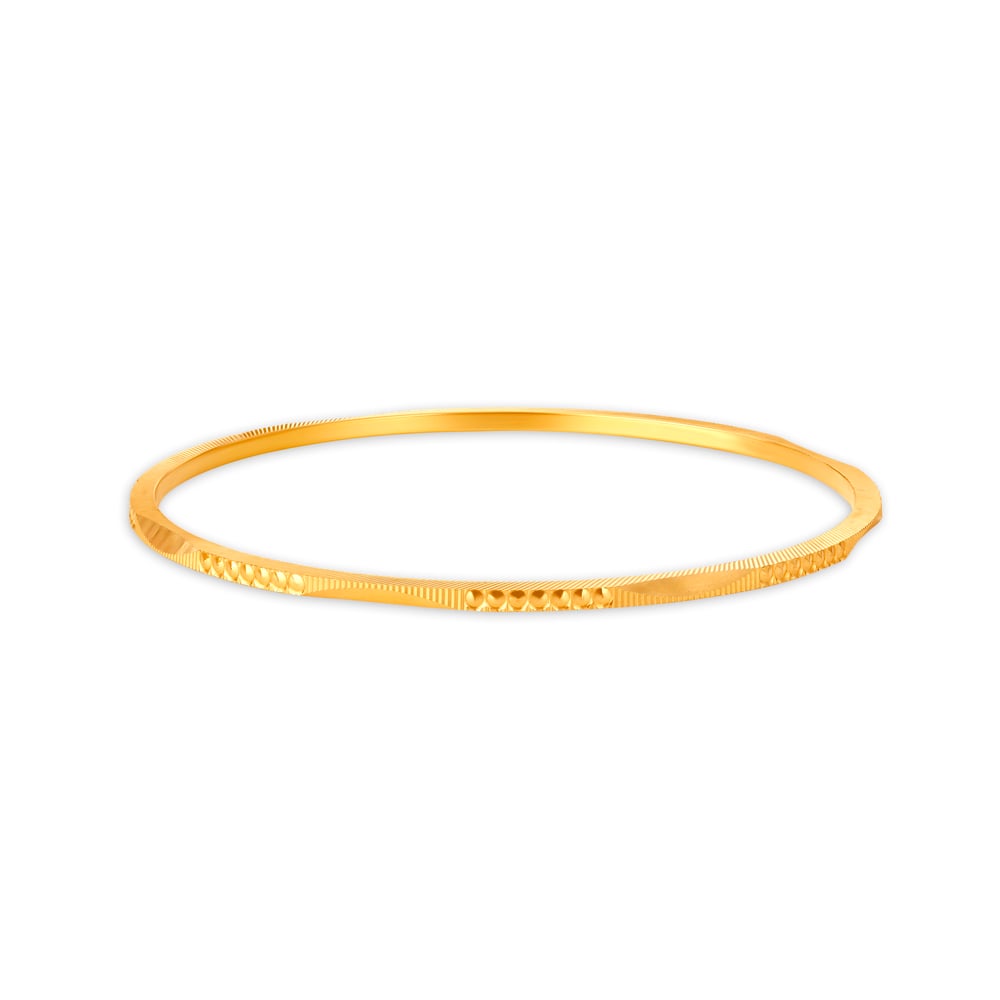 Lustrous Grace Gold Bangles,,hi-res image number null