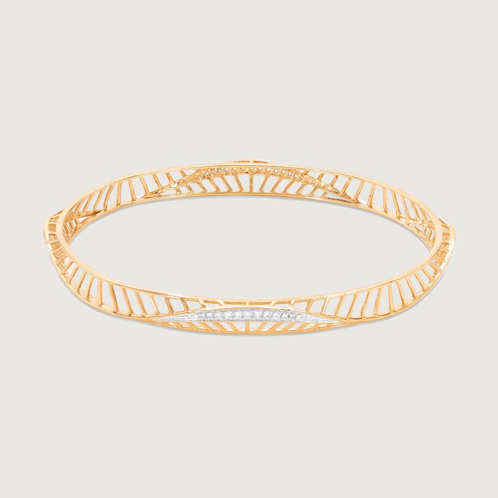Trendy Sleek Diamond Bangle,,hi-res image number null