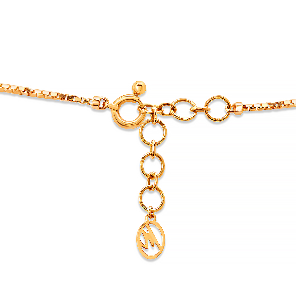 14KT Yellow Gold Evil Eye Necklace With Diamonds,,hi-res image number null