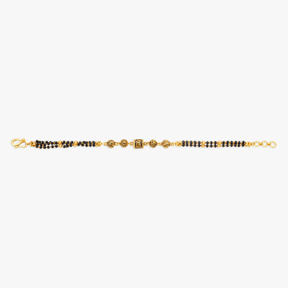 Poly-row Mangalsutra Bracelet,,hi-res image number null