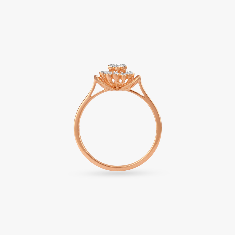 Radiant Bloom Diamond Ring,,hi-res image number null